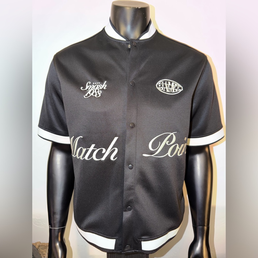 Bershka Black and White Men's Jersey Shirt